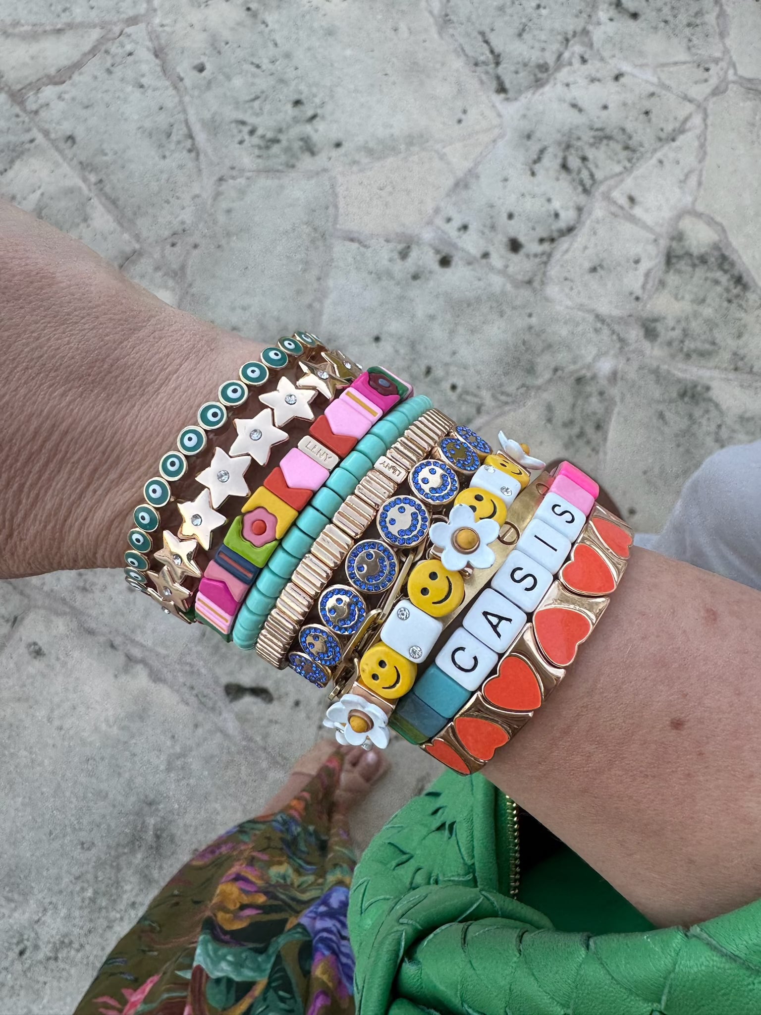 Custom Saying Bracelet La Lumiere New York