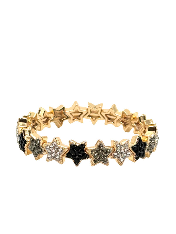Eclipse Jeweled Star Bracelet