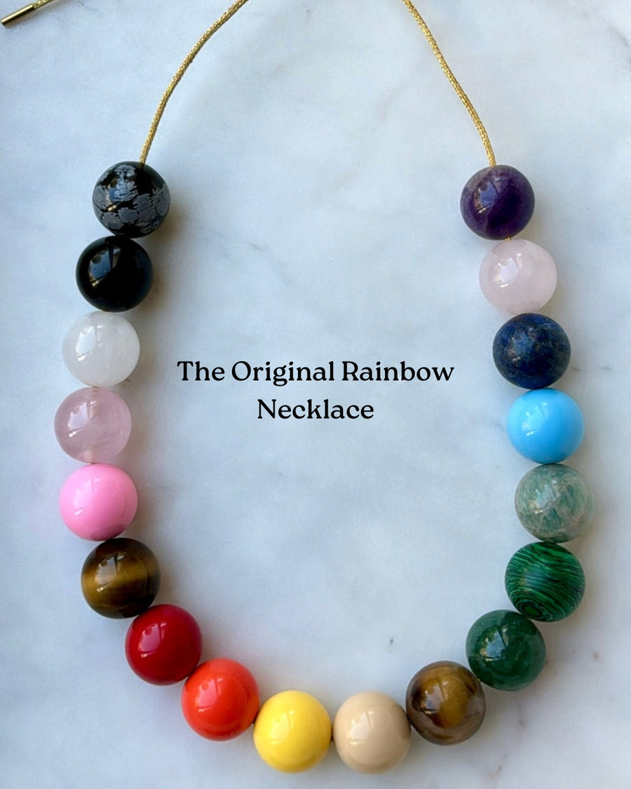 Prism Royale Bubblegum Beaded Necklace - Customizable Luxury | La