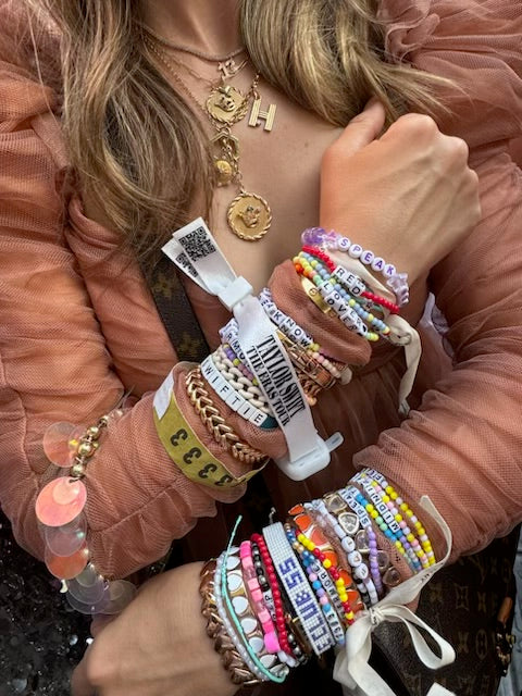 Taylor Swift Eras Friendship Beaded Bracelet Stack