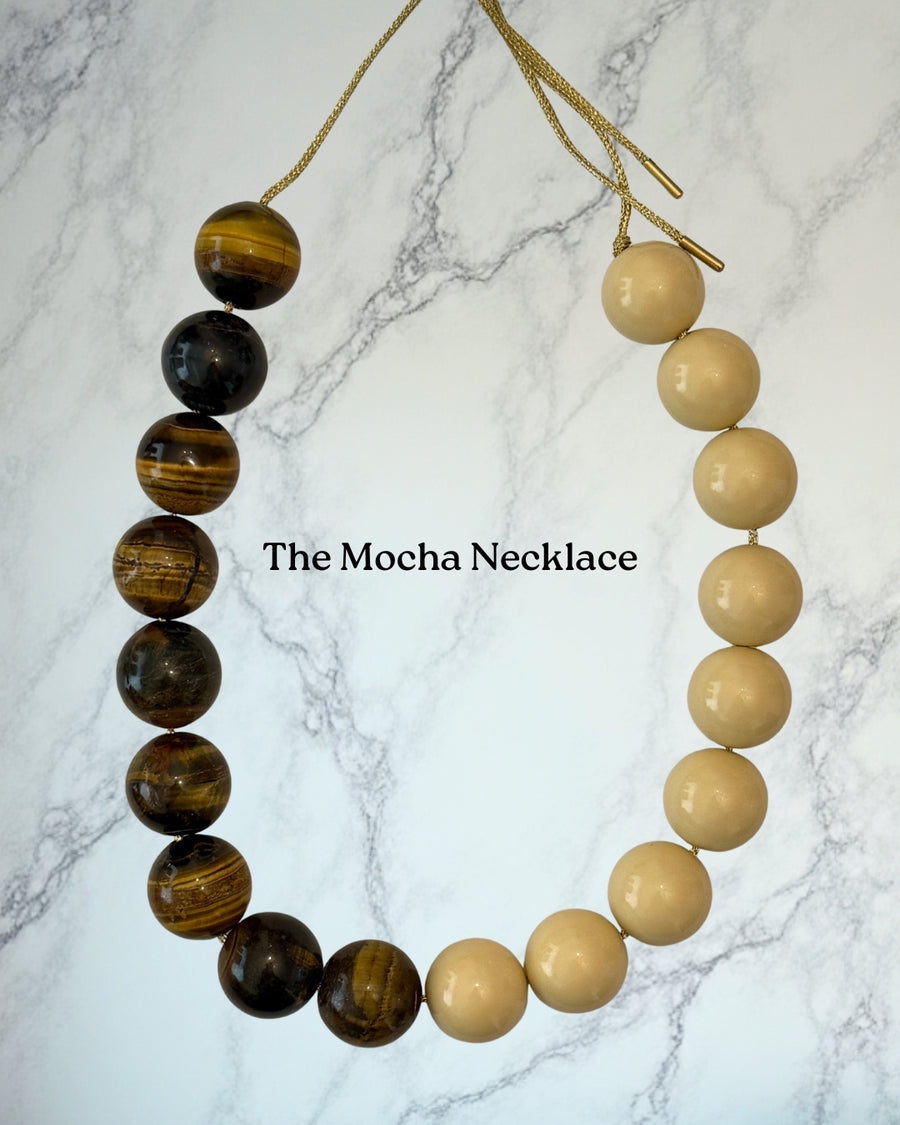 Prism Royale Bubblegum Beaded Necklace - Customizable Luxury | La