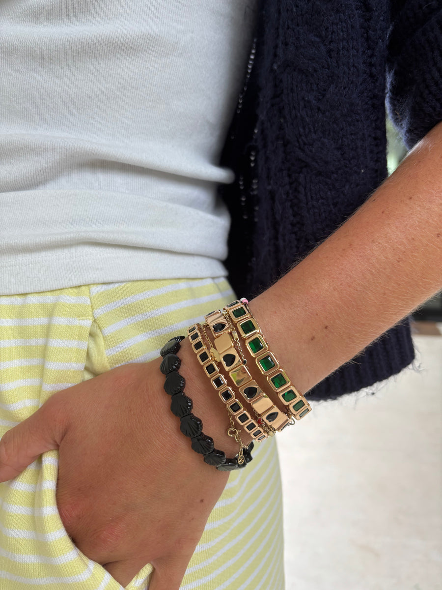 Mini Square Gem Bracelet