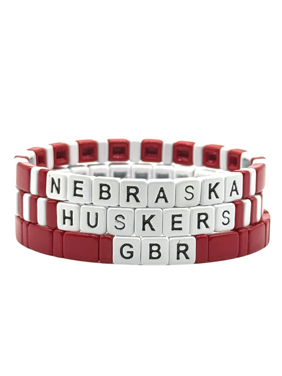 University of Nebraska Cornhuskers Bracelets