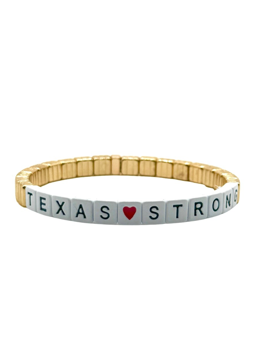 Stackable TEXAS ❤️  Strong Bracelet