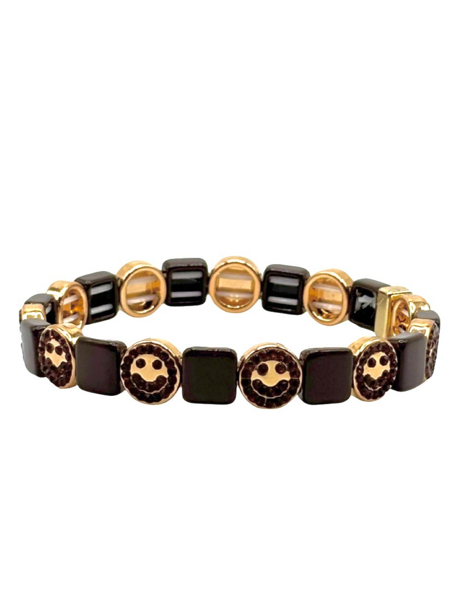 Chocolate Smiley Bracelet