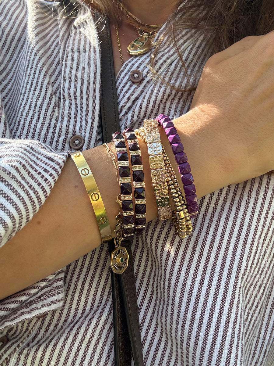 Eggplant Studded Gem