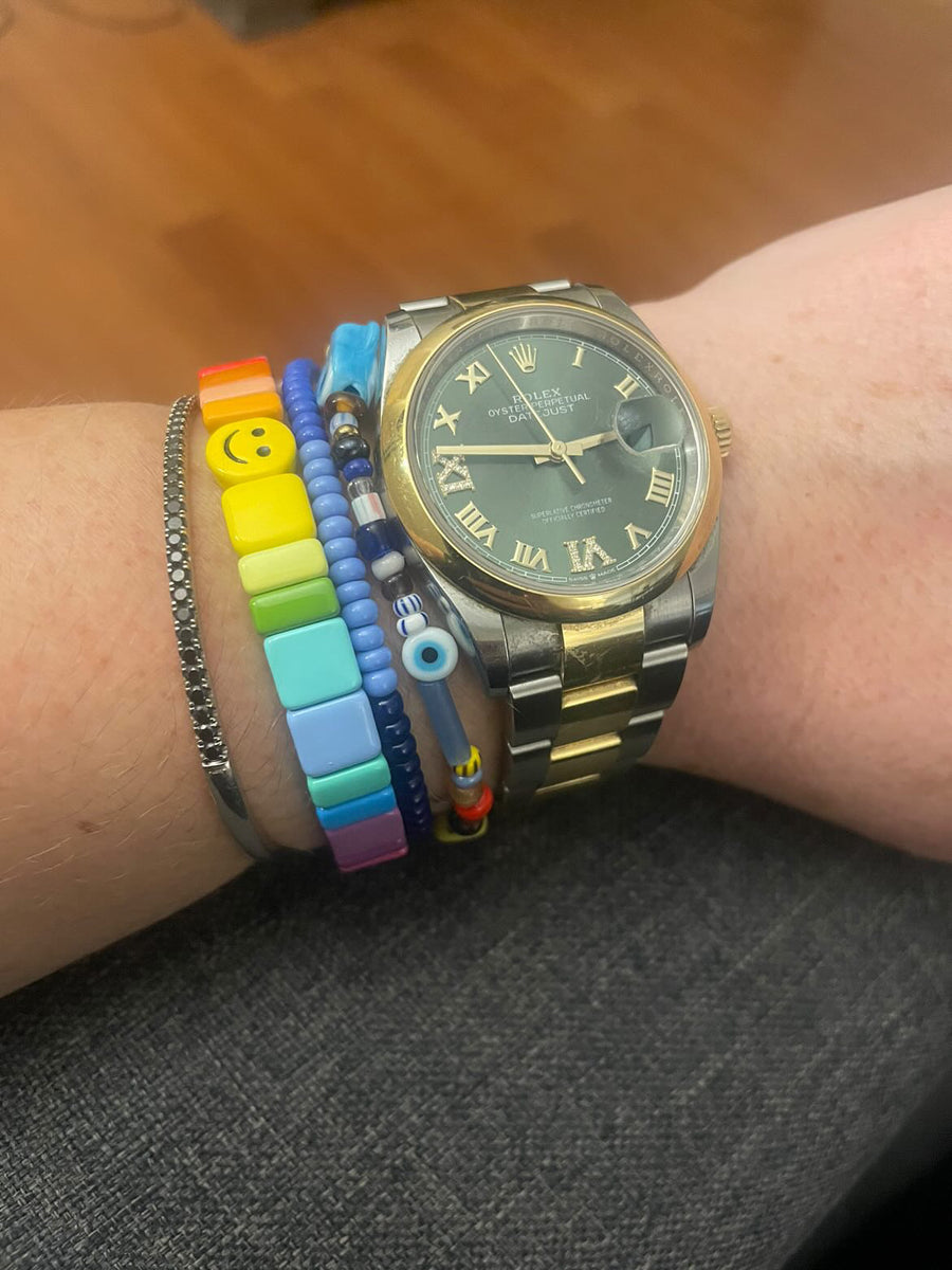 Rainbow Smiley Single Bracelet