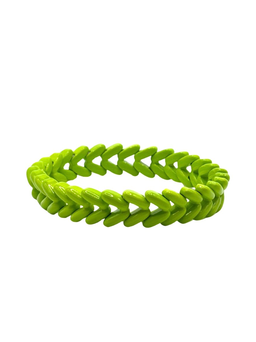 Neon Green Stack Bracelets