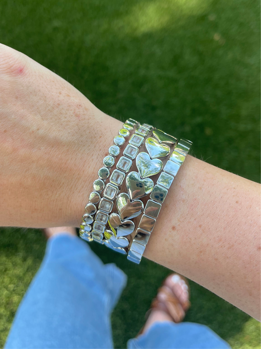 Mini Square Gem Bracelet