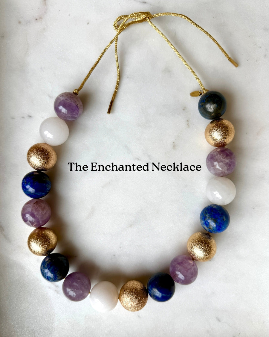 Prism Royale Bubblegum Beaded Necklace - Customizable Luxury | La