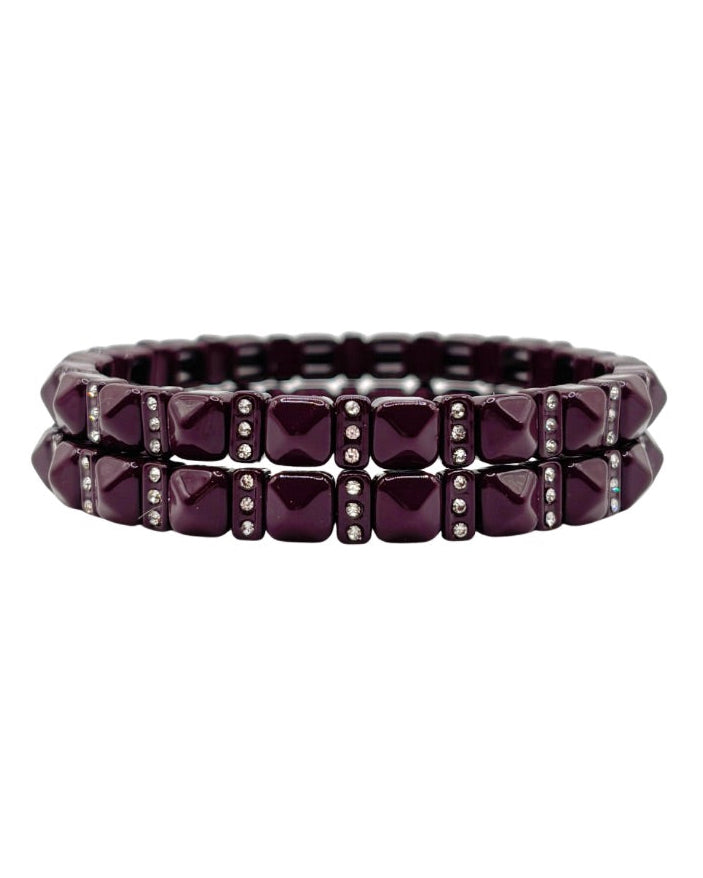 Plum Studded Gem