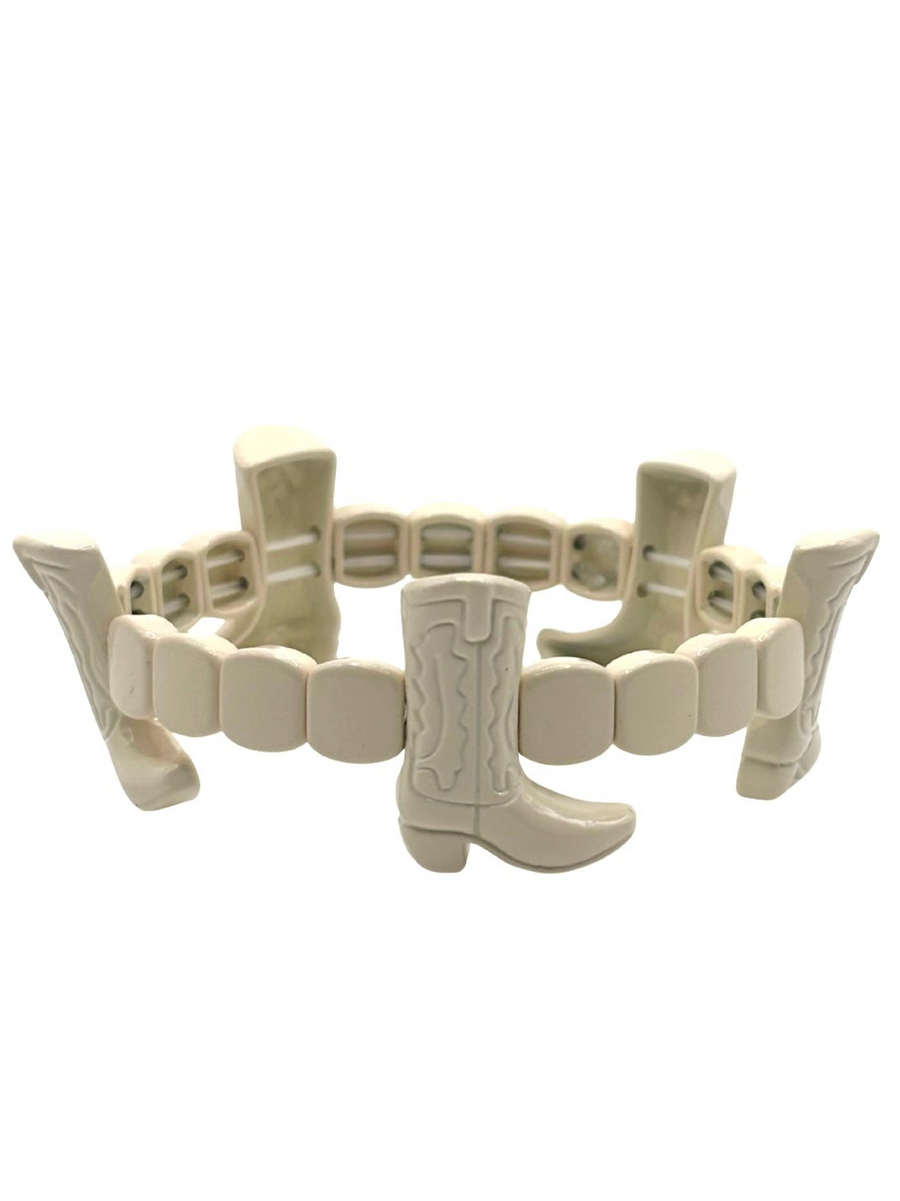 The Ivory Cowboy Boot Bracelet