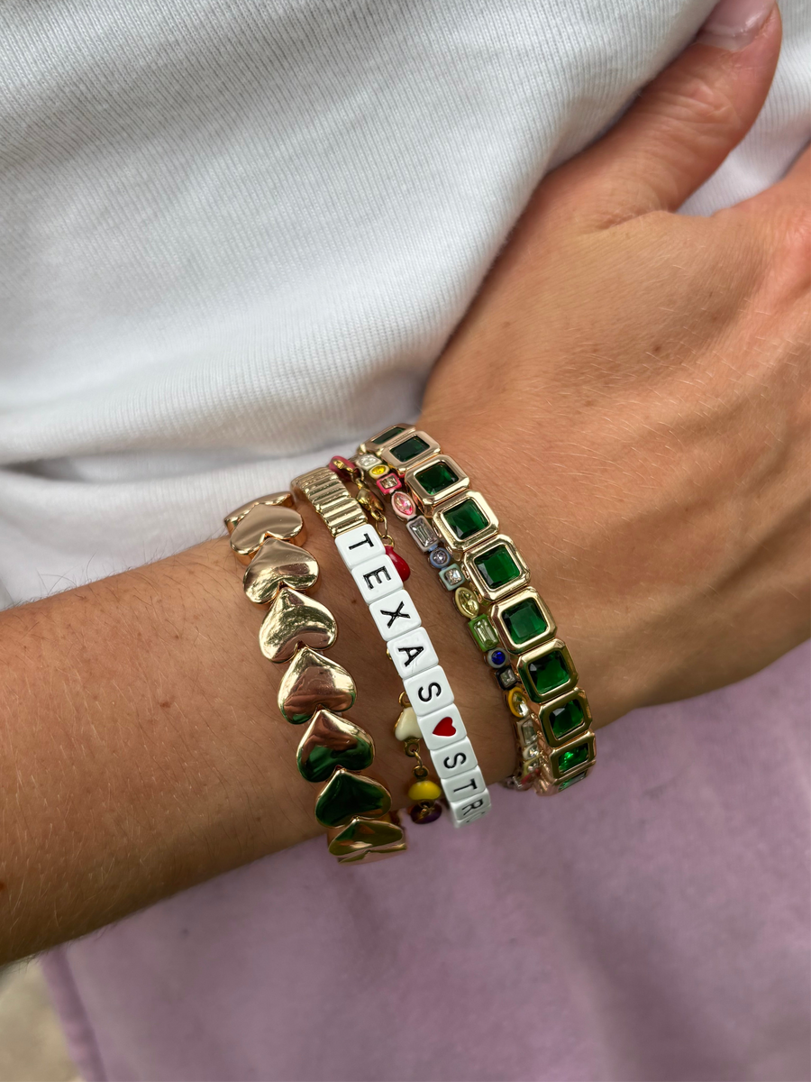 Stackable TEXAS ❤️  Strong Bracelet