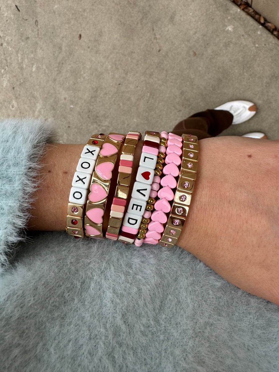 XOXO Gem Bracelet