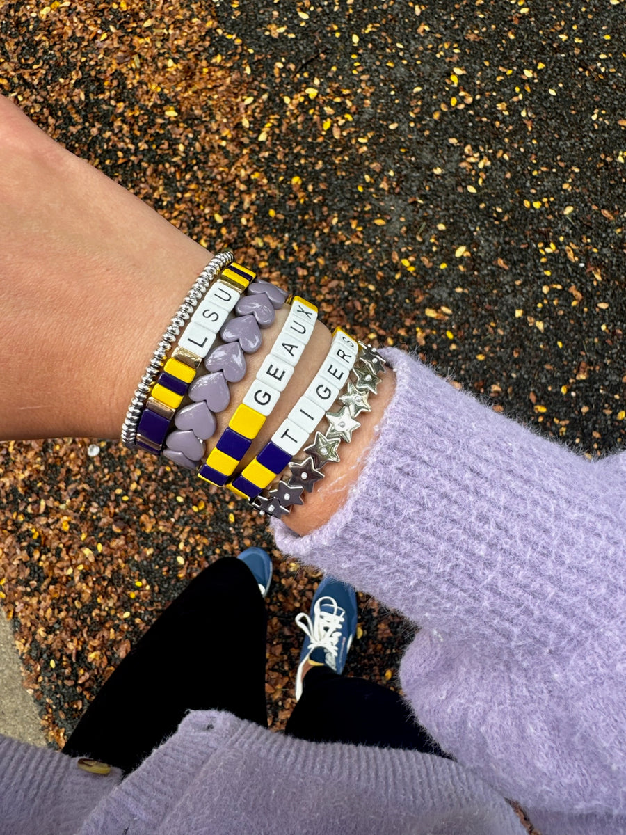 Louisiana State University LSU Tigers Bracelets