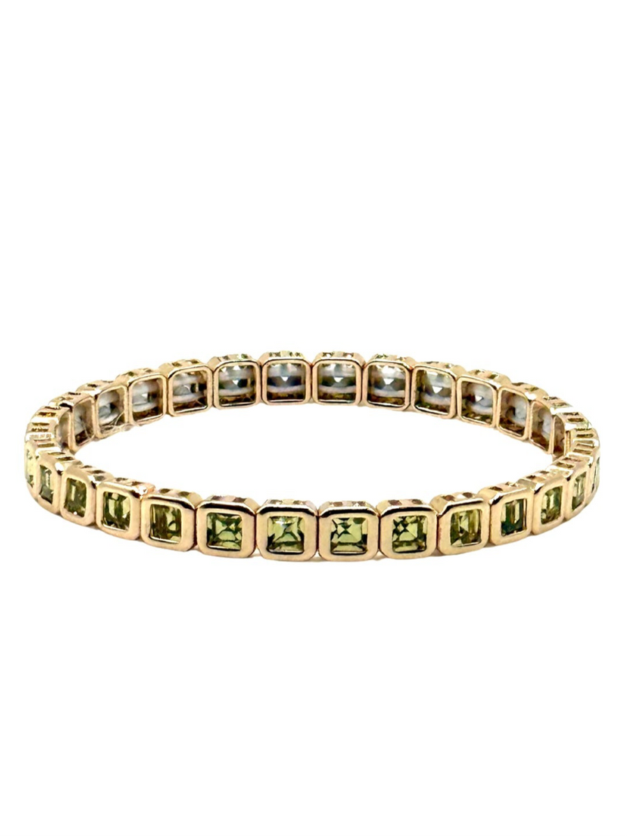 Mini Square Gem Bracelet