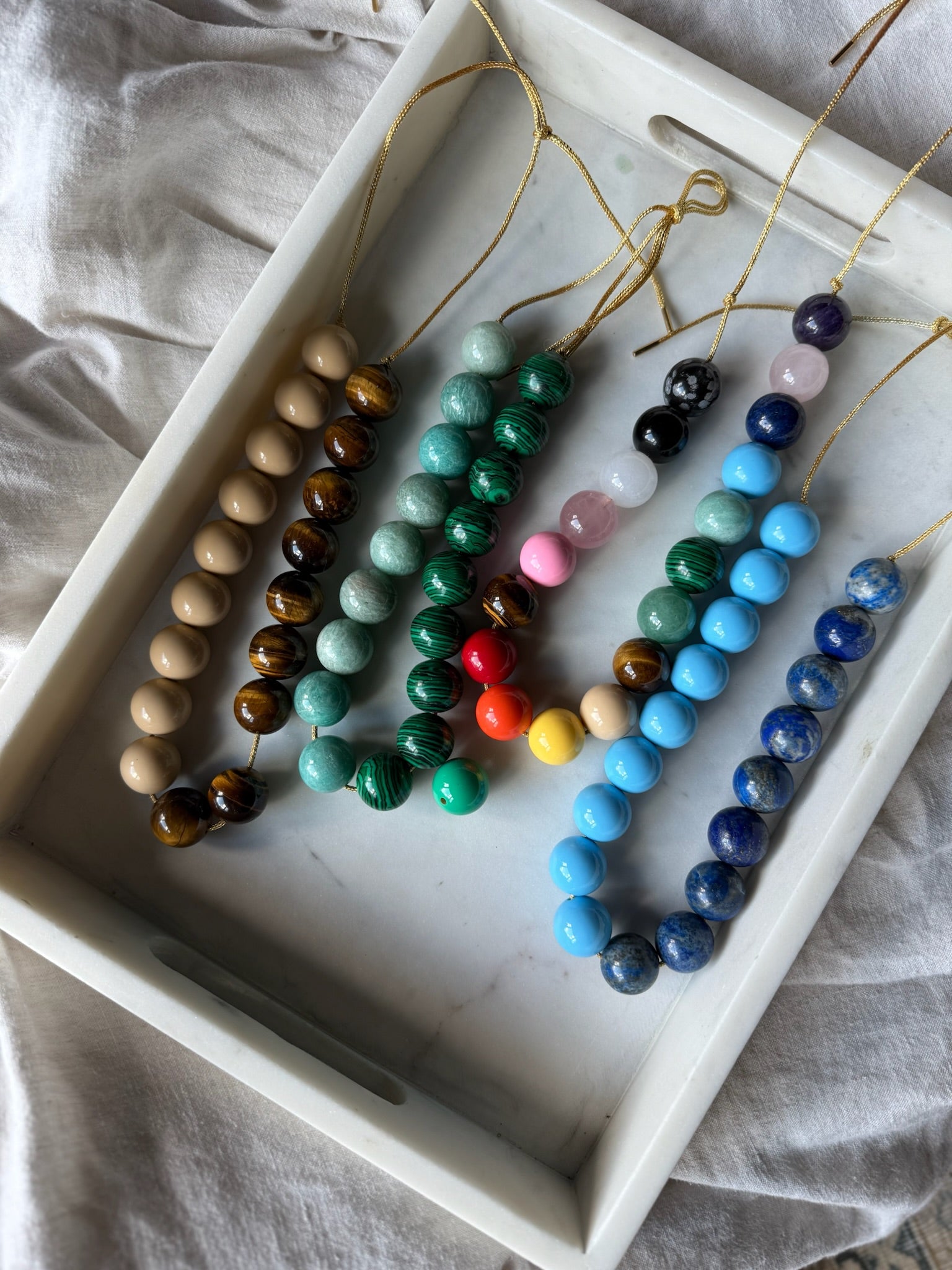 Prism Royale Bubblegum Beaded Necklace - Customizable Luxury | La