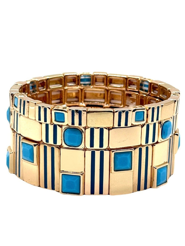 The Turquoise Luxe Bracelets