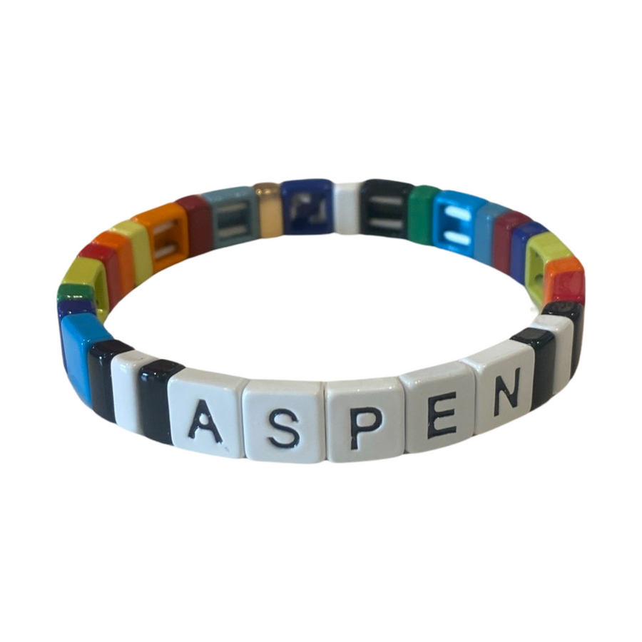 ASPEN Enamel Tile Bracelet