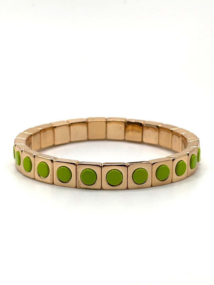 Neon Green Stack Bracelets