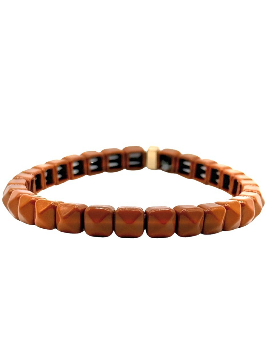 The Burnt Orange Stack Bracelets