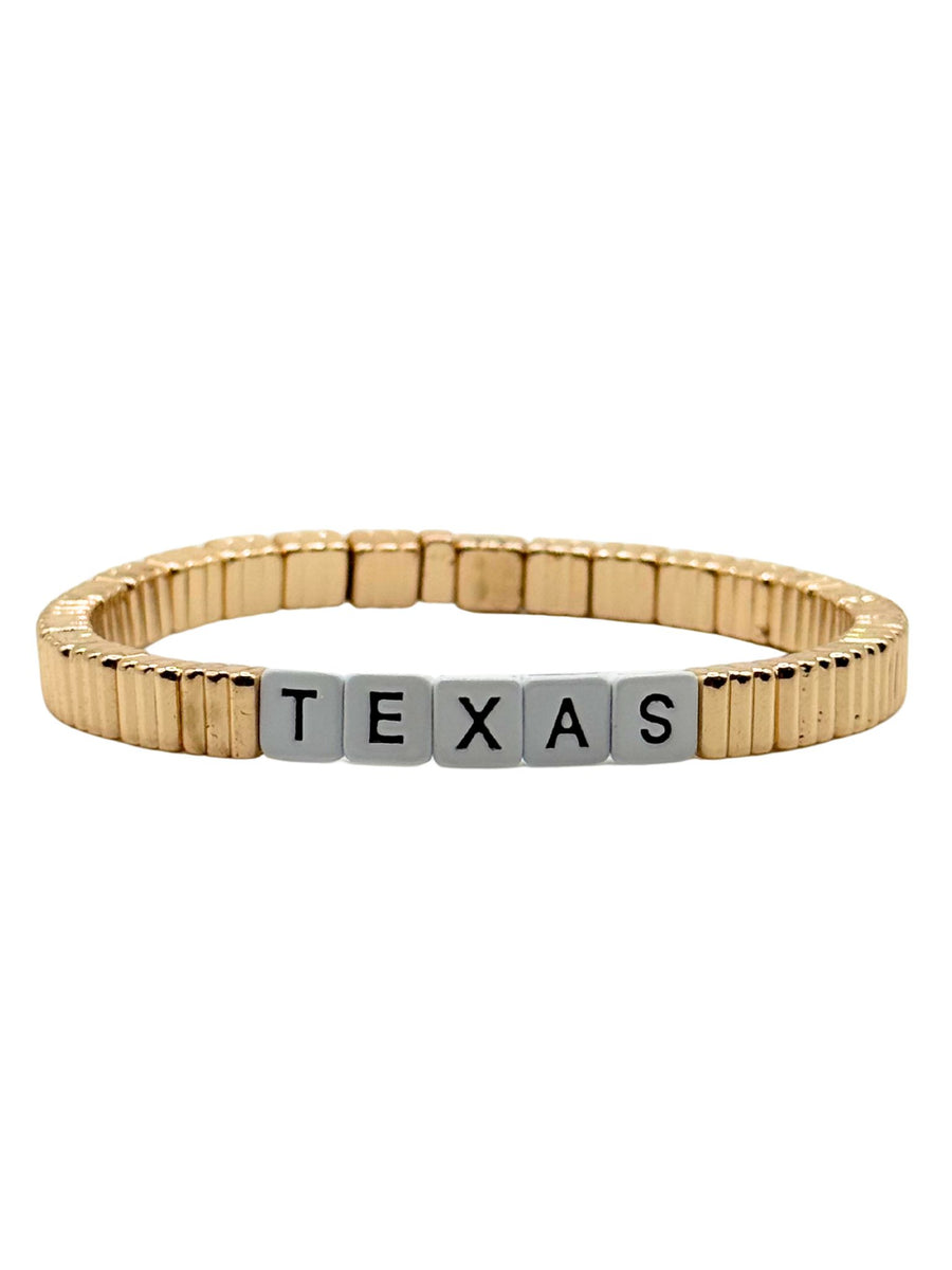 Stackable Texas Gold Line Bracelet