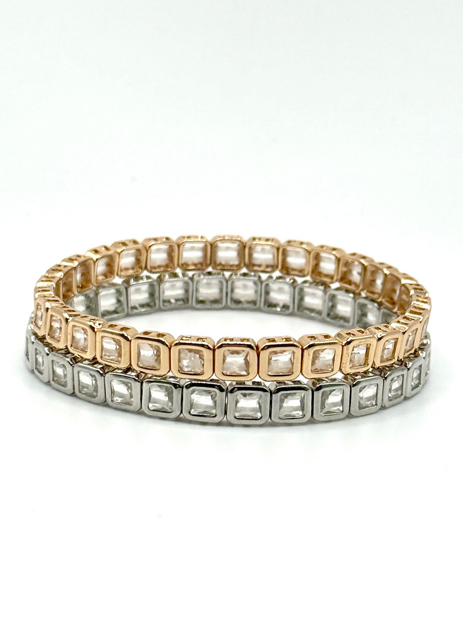 Mini Square Gem Bracelet