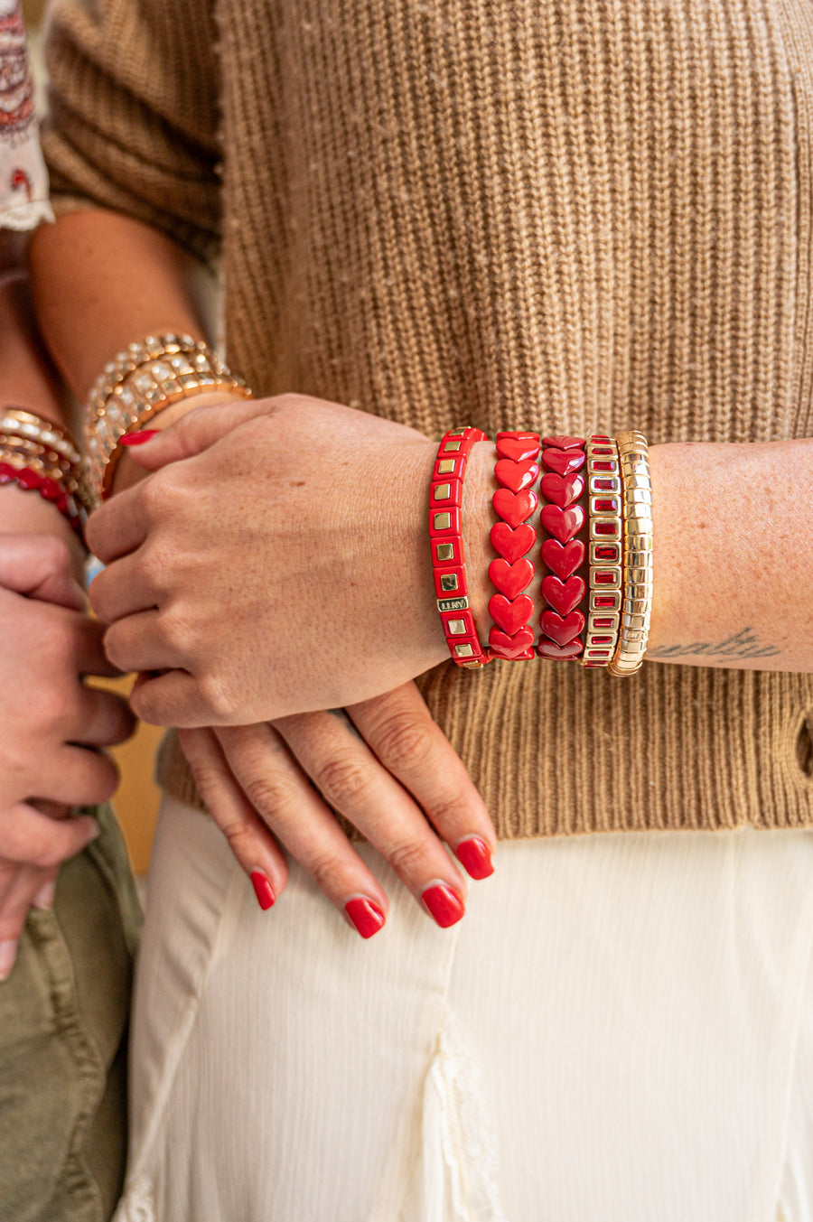 The Red Hearts Bracelet