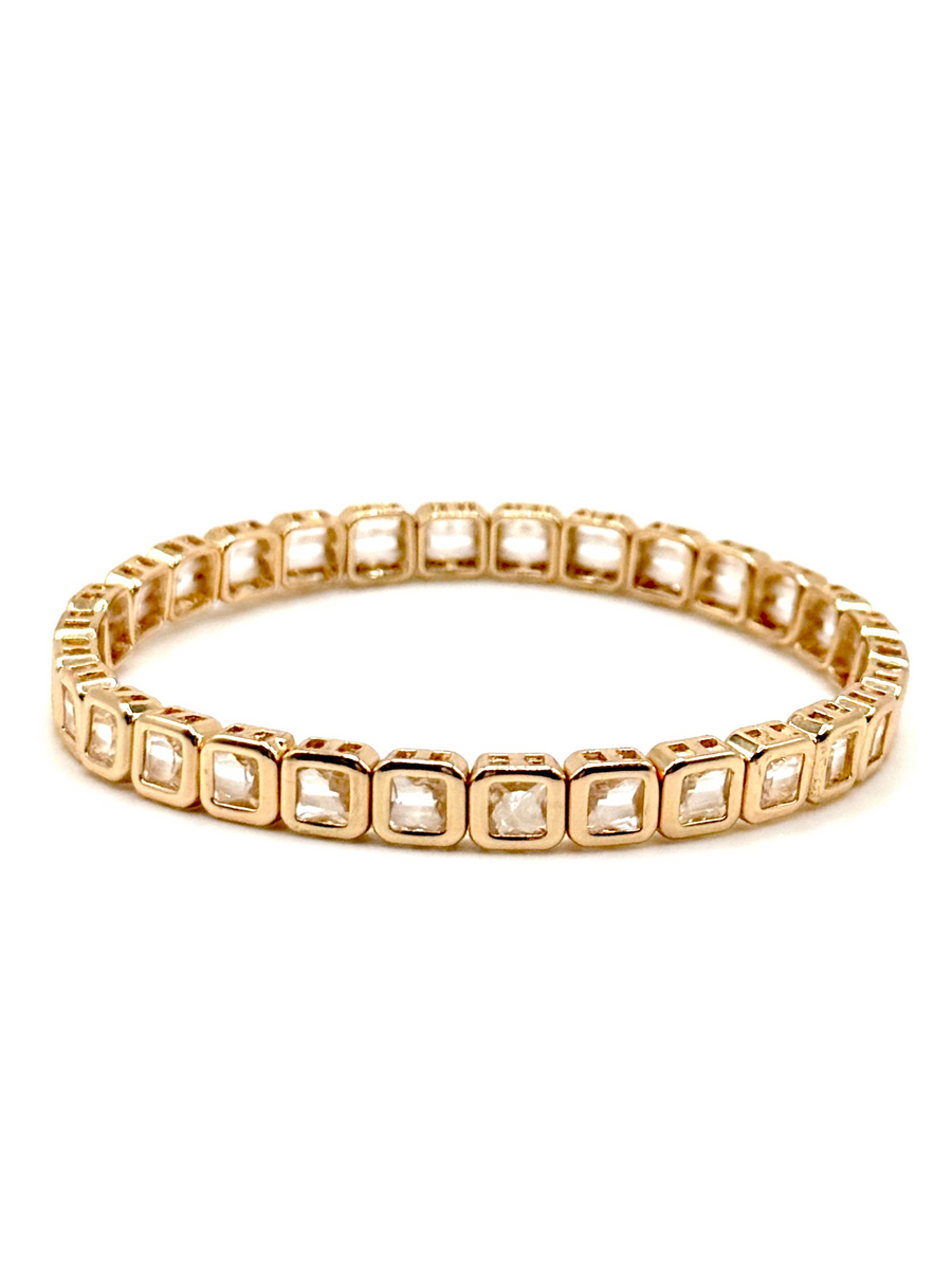 Mini Square Gem Bracelet