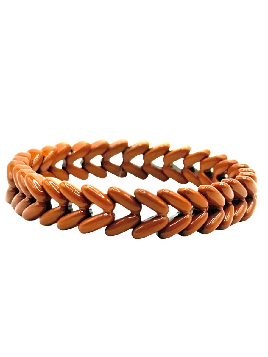 The Burnt Orange Stack Bracelets