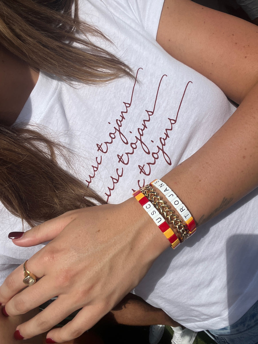 University of Southern California USC Trojans Bracelets