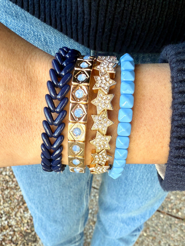 Jeweled Star Bracelet