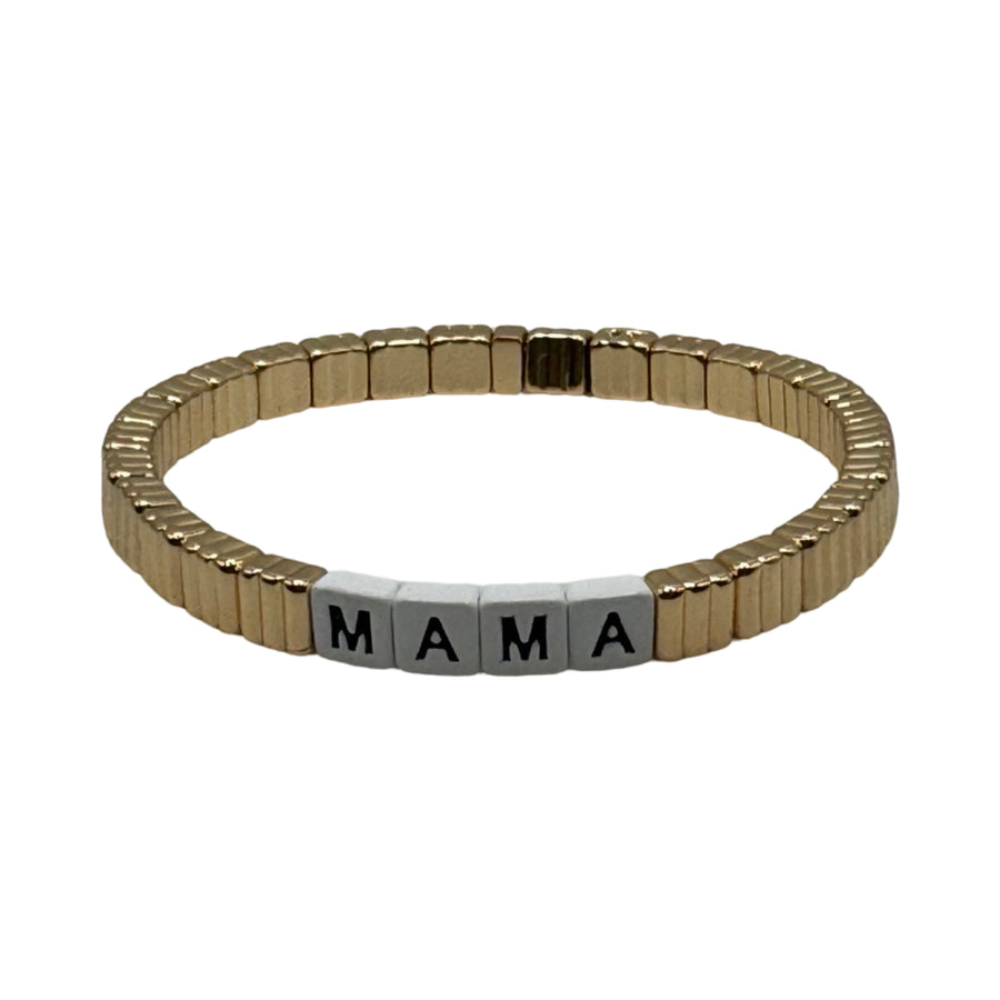 Thin Mama Gold Line Bracelet