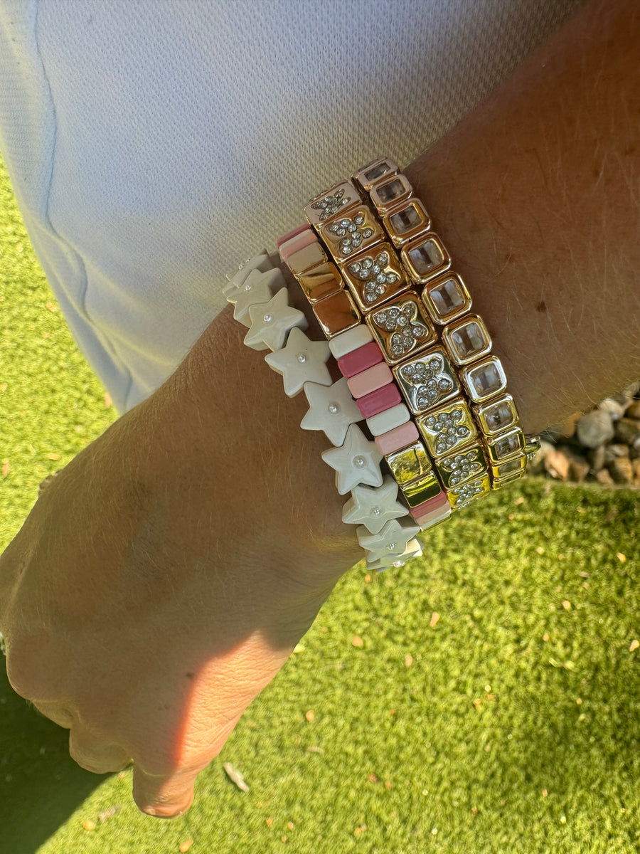 Sparkly Butterly Squares Bracelet