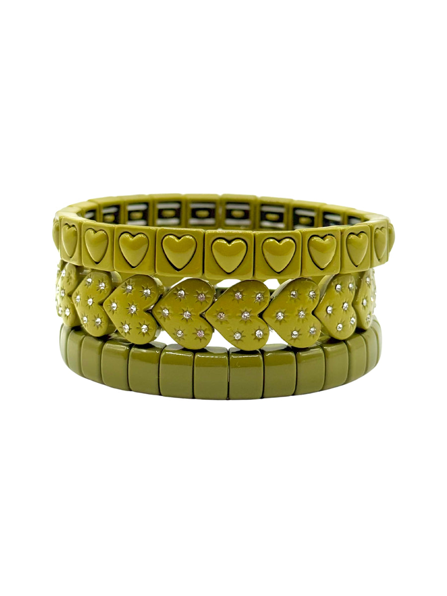 The Olive Stack Bracelets