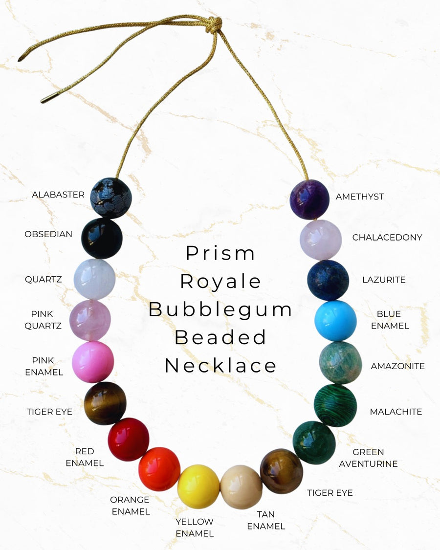 Prism Royale Bubblegum Beaded Necklaces