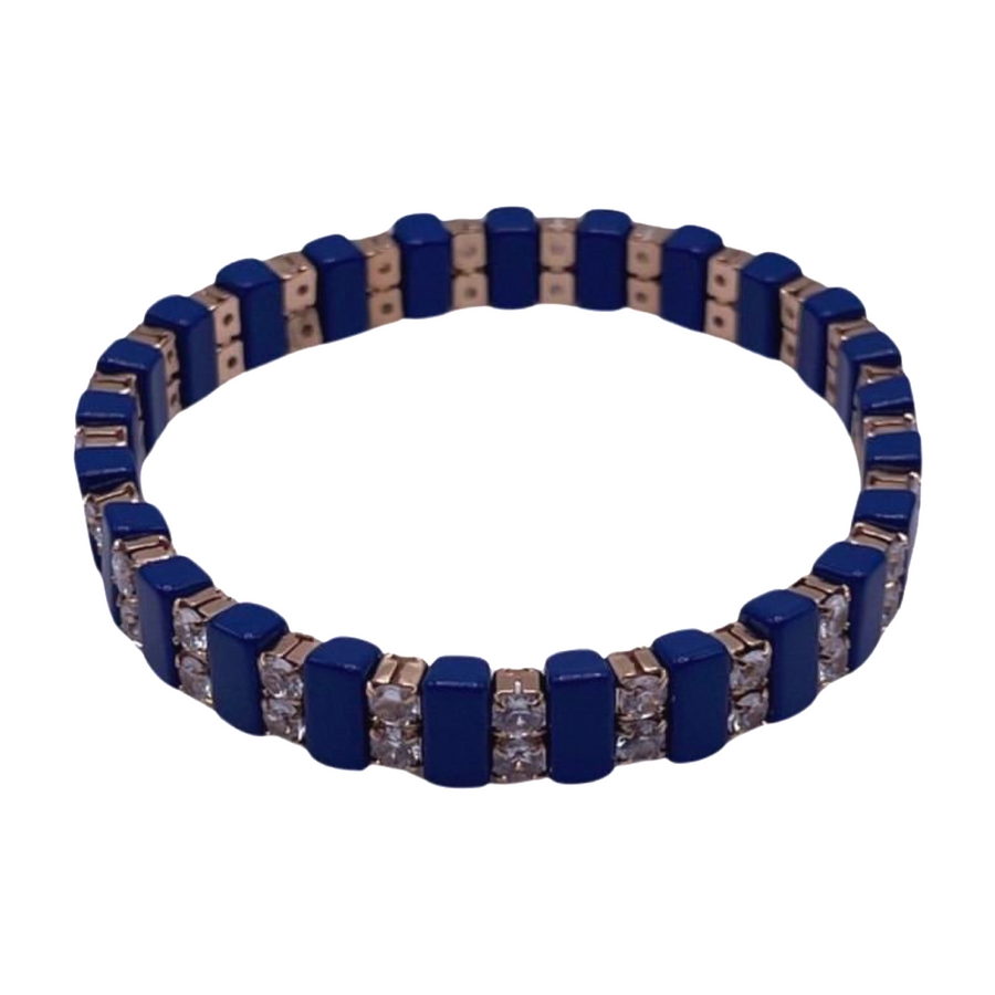 The Blue Tennis Gem Bracelet