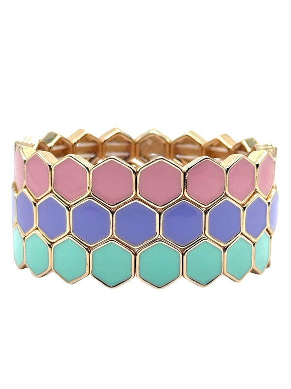 The Honeycomb Bracelets