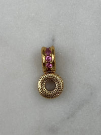Hot Pink Pavé Spacer