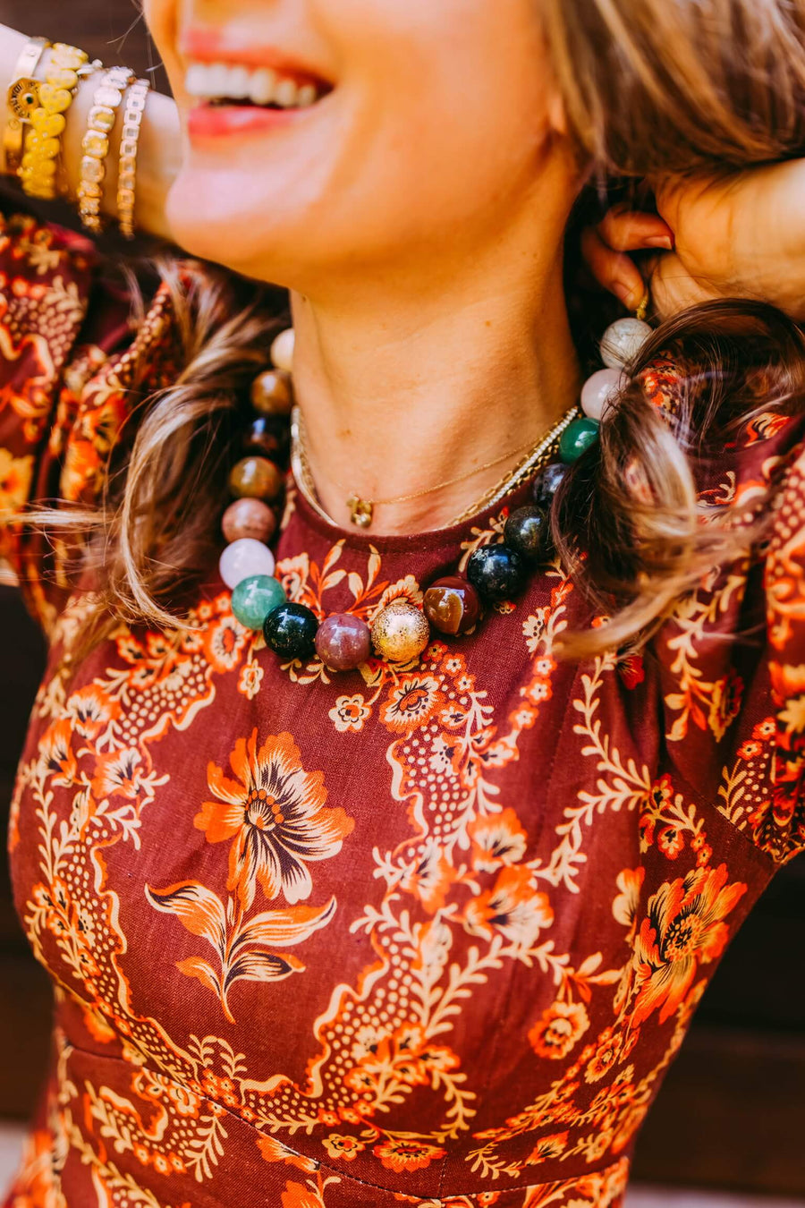 Prism Royale Bubblegum Beaded Necklaces