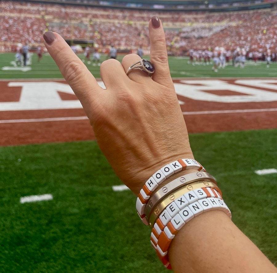 University of Texas Longhorns Bracelets – La Lumiere New York University of Texas Longhorns Bracelets – La Lumiere New York