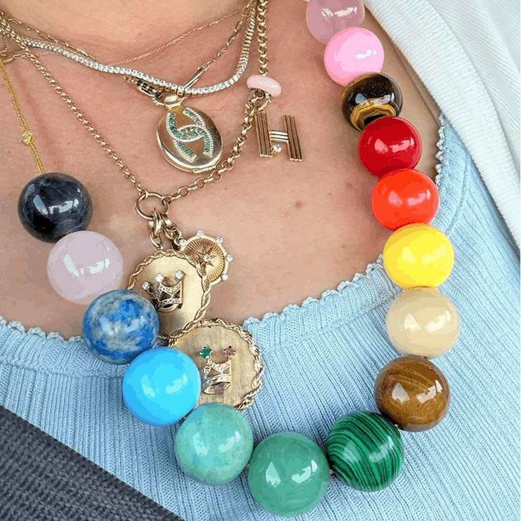 Prism Royale Bubblegum Beaded Necklaces