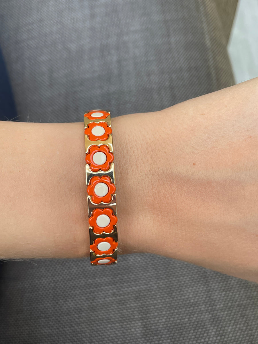 Orange Poppy Single Bracelet