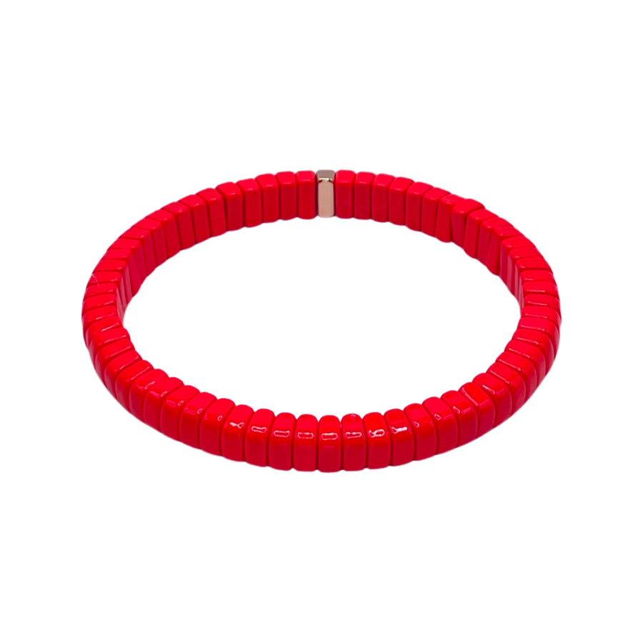 Strawberry Spritz Mini Round Single Bracelet