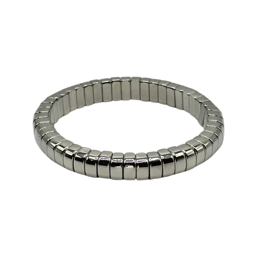 Silver Rounded Single Bracelet