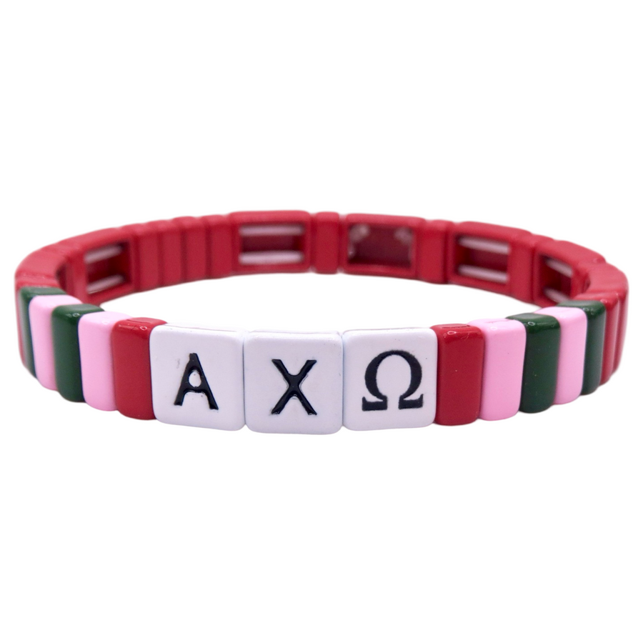 Alpha Chi Omega Sorority Bracelet