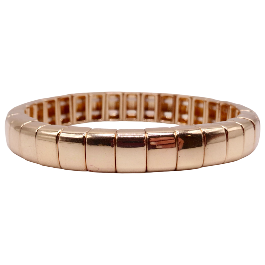 Golden Flat Single Bracelet