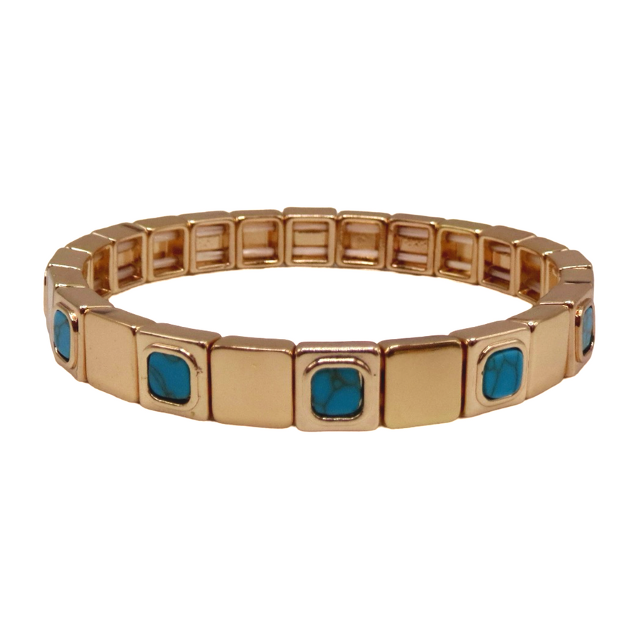 The Turquoise Squared Bracelet