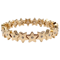 アクセサリー centimeter Star logo bracelet Gold Star Bracelet – La Lumiere New York