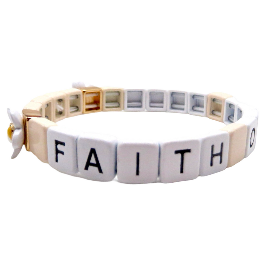 Faith Over Fear Single Bracelet